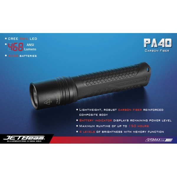 Ліхтар тактичний JetBeam PA40 - JT-PA40