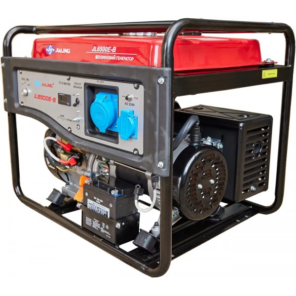 Генератор бензиновый JIALING 5.5 кВт 1-фазный - 7100008 Генератор бензиновый JIALING 5.5 кВт 1-фазный - 7100008