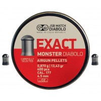 Пулi пневматичны JSB Monster  0.87 г, кал.177(4.5 мм), 400 шт.