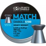 Пули пневматические JSB Diabolo Match S 100 0,535 г 4,51 мм 500 шт/уп