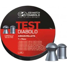 Пули пневматические JSB Diabolo Exact Test 4,52 мм 0.51/0.54/0.67/0.87 г 350 шт/уп