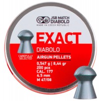 Пули пневм JSB Diabolo Exact. Кал. 4.5 мм. Вес - 0.54 г. 200 шт/уп