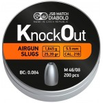 Пули пневматические JSB Knock Out Slugs .216 1,645 г 5,5 мм 200 шт/уп