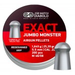 Пули пневматические JSB Diabolo Exact Jumbo Monster Redesigned DEEP 1,645 г 5,5 мм 200 шт/уп