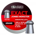 Пули пневматические JSB Diabolo Exact Jumbo Monster Grand 1,85 г 5,52 мм 150 шт/уп