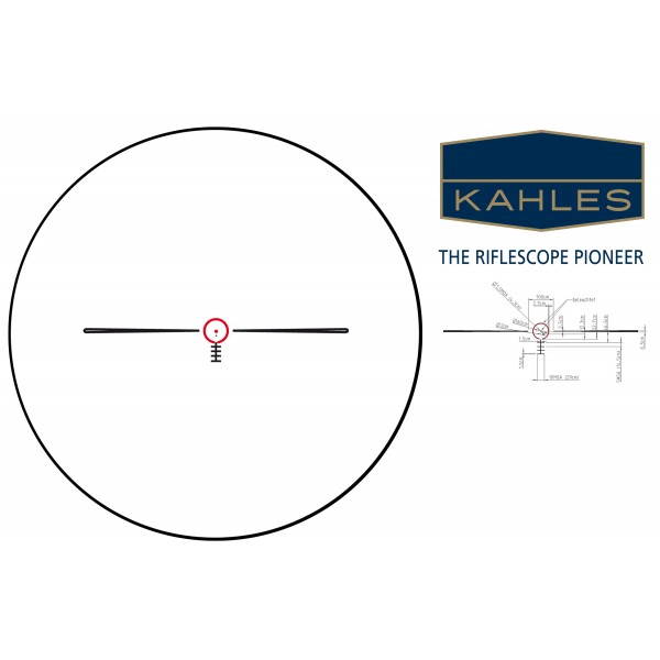Приціл оптичний KAHLES K 4i 4x30 Abs. Circle-Dot - 