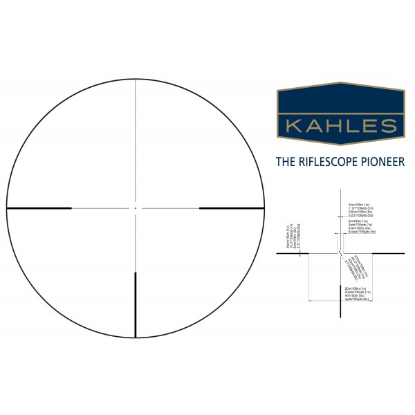 Приціл оптичний KAHLES Helia 1-5x24i Abs. 4-DH - 