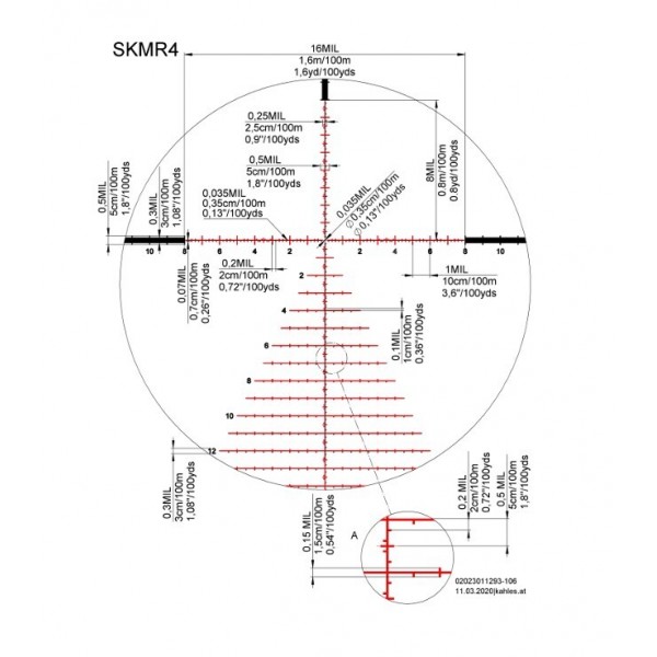 Приціл оптичний KAHLES K 525i CCW 5-25x56 / SKMR4-right - 10672 Приціл оптичний KAHLES K 525i CCW 5-25x56 / SKMR4-right - 10672