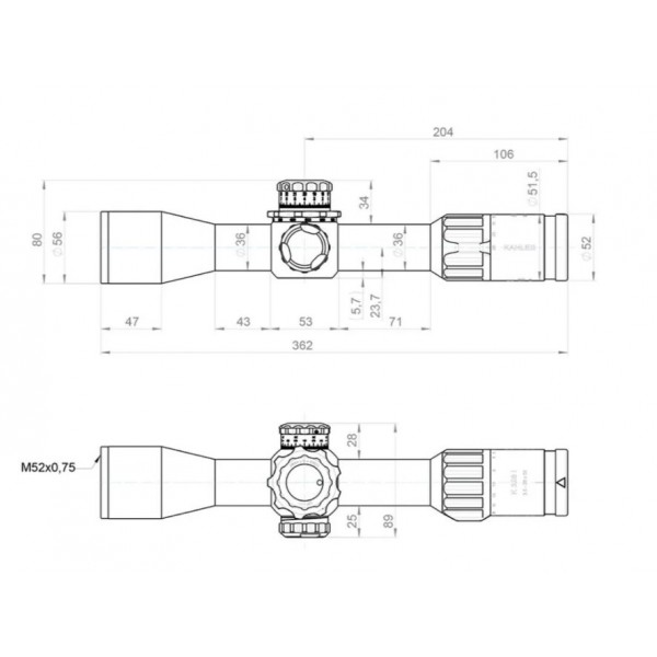 Приціл оптичний KAHLES K328i DLR CCW 3.5-28x50 (36 мм) illum. Skmr4+ w-left FFP - 10704 Приціл оптичний KAHLES K328i DLR CCW 3.5-28x50 (36 мм) illum. Skmr4+ w-left FFP - 10704