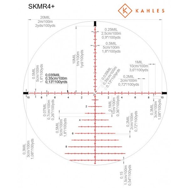 Приціл оптичний KAHLES K540i DLR CCW 5-40x56 (36 мм) illum. Skmr4+ w-left FFP - 10721 Приціл оптичний KAHLES K540i DLR CCW 5-40x56 (36 мм) illum. Skmr4+ w-left FFP - 10721