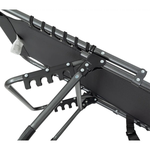 Ліжко розкладане KingCamp Hamburg Plus Grey/Black - 22485861 Ліжко розкладане KingCamp Hamburg Plus Grey/Black - 22485861