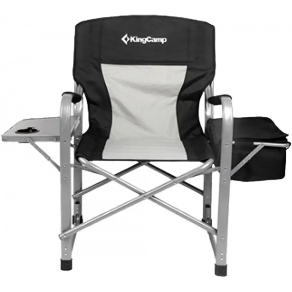 Стілець розкладаний KingCamp Director Chair Black/Mediumgrey - 22486552