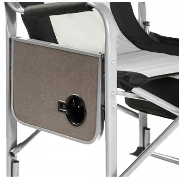 Стілець розкладаний KingCamp Director Chair Black/Mediumgrey - 22486552