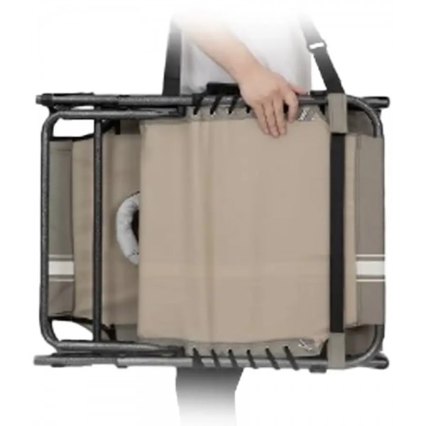 Шезлонг KingCamp Magnolia B10 Plus Grey/White - 22486557