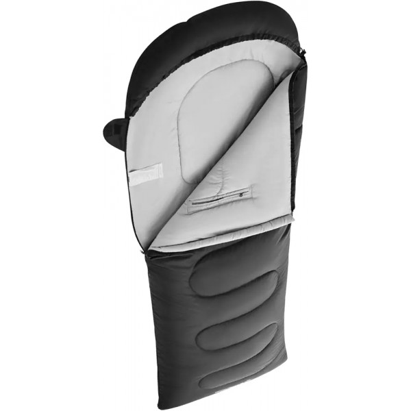 Спальний мішок KingCamp Lona 250 Comf +12°C / Lim +7°C / Extr -3°C Black - 22486559