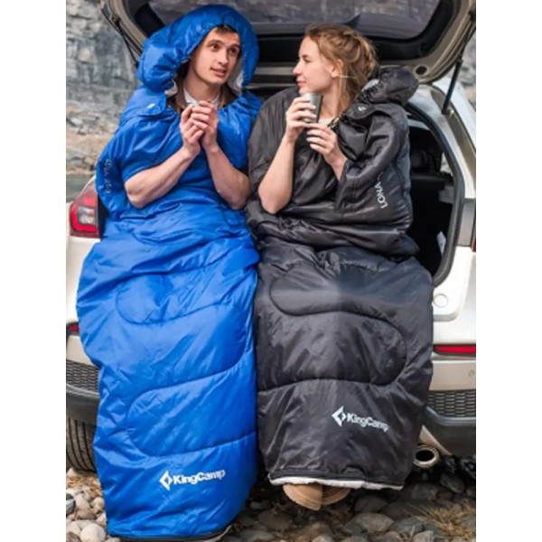 Спальний мішок KingCamp Lona 250 Comf +12°C / Lim +7°C / Extr -3°C Black - 22486559 Спальний мішок KingCamp Lona 250 Comf +12°C / Lim +7°C / Extr -3°C Black - 22486559