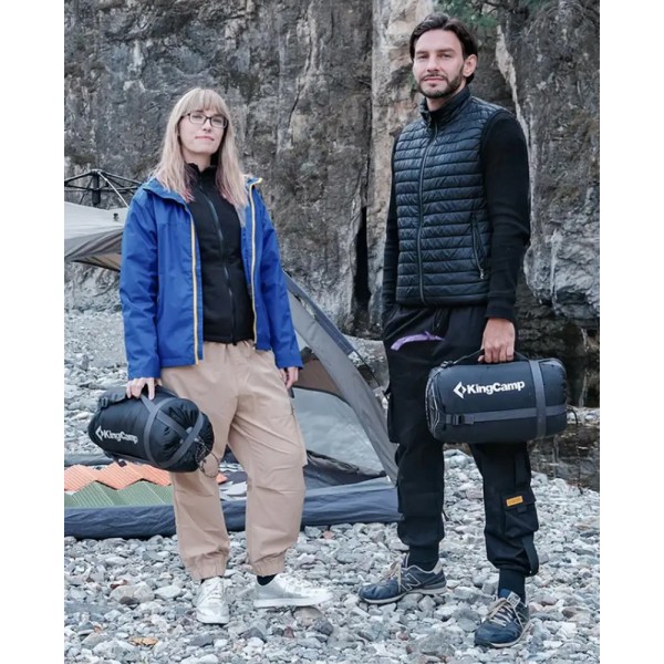 Спальний мішок KingCamp Sevan 250 Comf +12°C / Lim +7°C / Extr -3°C Grey - 22486562 Спальний мішок KingCamp Sevan 250 Comf +12°C / Lim +7°C / Extr -3°C Grey - 22486562