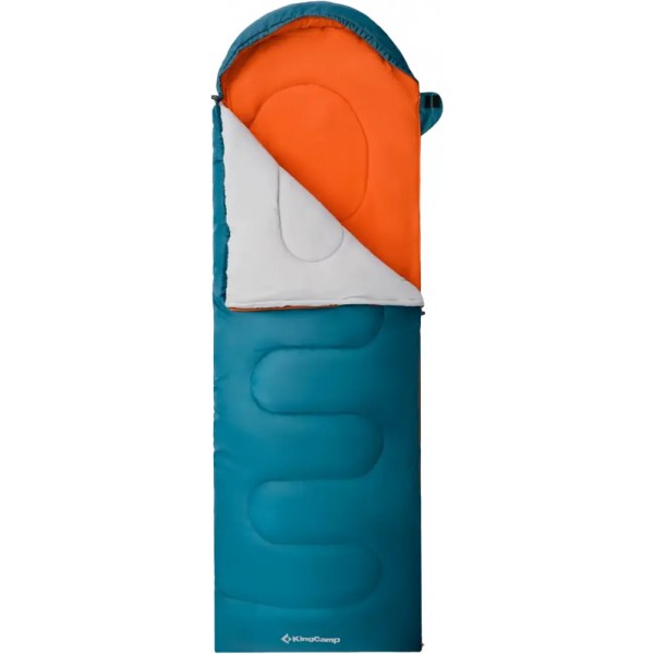 Спальний мішок KingCamp Tigris 250 Comf +12°C / Lim +7°C / Extr -3°C Peacockblue - 22486563