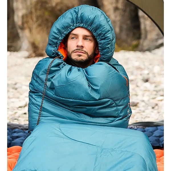 Спальний мішок KingCamp Tigris 250 Comf +12°C / Lim +7°C / Extr -3°C Peacockblue - 22486563 Спальний мішок KingCamp Tigris 250 Comf +12°C / Lim +7°C / Extr -3°C Peacockblue - 22486563