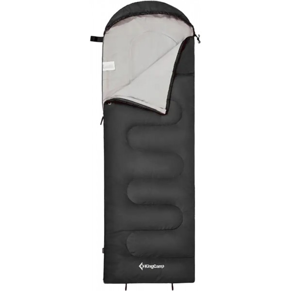 Спальний мішок KingCamp Oasis 250 Comf +12°C / Lim +7°C / Extr -3°C Black - 22486564