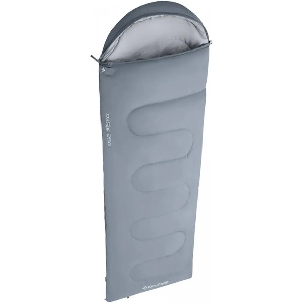 Спальный мешок KingCamp Oasis 250 Comf +12°C / Lim +7°C / Extr -3°C Mediumgrey - 22486567