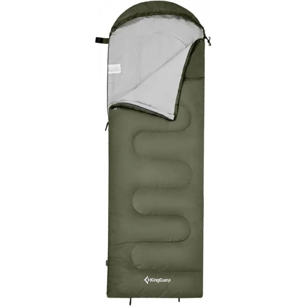 Спальный мешок KingCamp Oasis 250 Comf +12°C / Lim +7°C / Extr -3°C Olive - 22486568