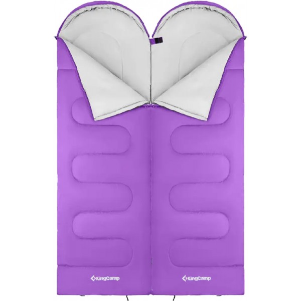 Спальний мішок KingCamp Oasis 250 Comf +12°C / Lim +7°C / Extr -3°C Purple - 22486569 Спальний мішок KingCamp Oasis 250 Comf +12°C / Lim +7°C / Extr -3°C Purple - 22486569