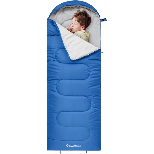 Спальний мішок KingCamp Oasis 250S Comf +12°C / Lim +7°C / Extr -3°C Blue - 22486571