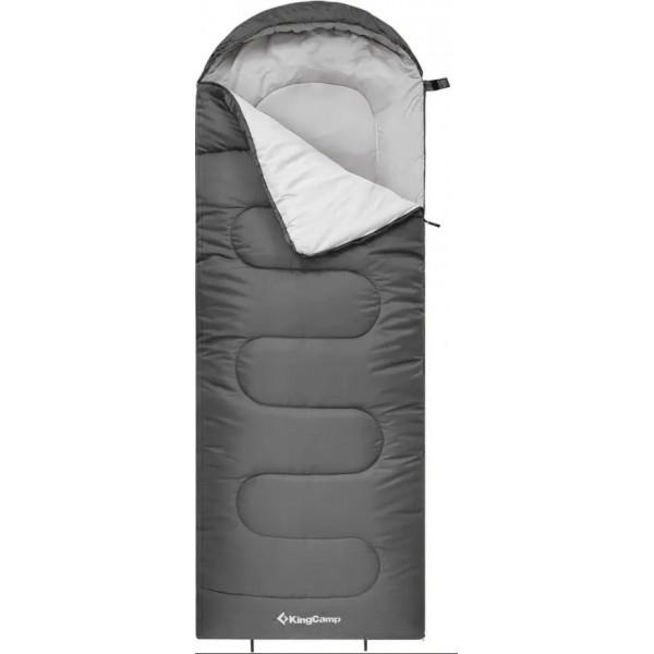 Спальний мішок KingCamp Oasis 250S Comf +12°C / Lim +7°C / Extr -3°C Mediumgrey - 22486572