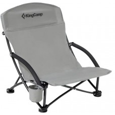 Стул раскладной KingCamp Beach Chair Grey