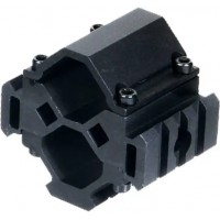 Крепление Leapers UTG MNT-BR003XL для ствола диаметром 20-25 мм. 3 планки. Weaver/Picatinny