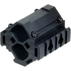 Крепление Leapers UTG MNT-BR005XL для ствола диаметром 20-25 мм. 3 планки. Weaver/Picatinny