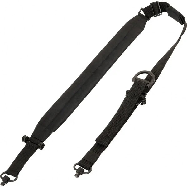 Ремень ружейный Leapers Bolla 2/1-точечный с QD-антабками Черный - 23700973