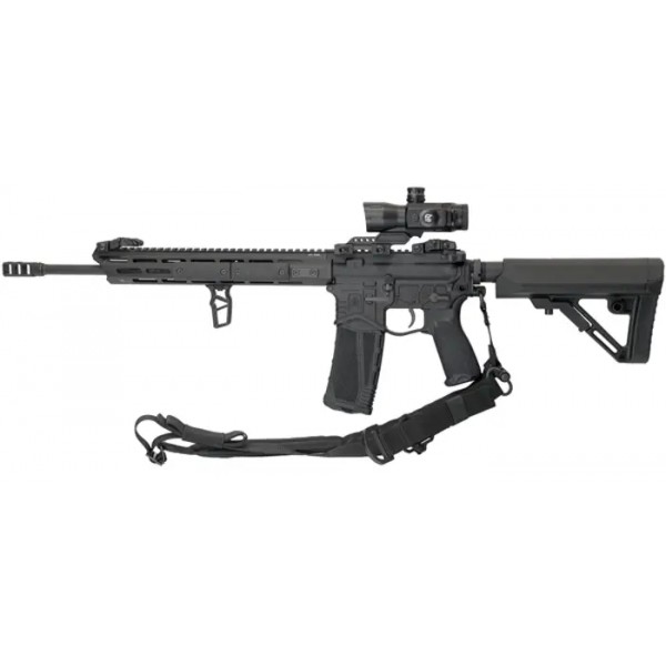 Ремень ружейный Leapers Bolla 2/1-точечный с QD-антабками Черный - 23700973