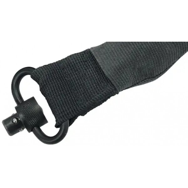 Ремень ружейный Leapers Bungee 1-точечный с QD-антабками Черный - 23700988 Ремень ружейный Leapers Bungee 1-точечный с QD-антабками Черный - 23700988