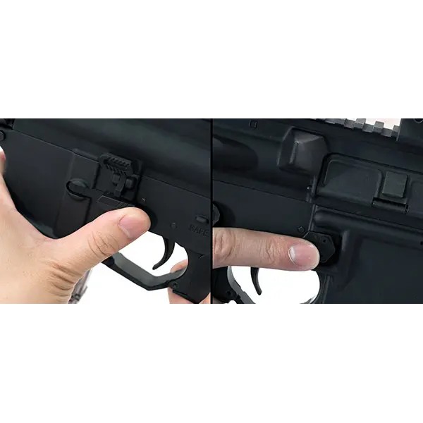 Клавиша Leapers сброса магазина увеличенная. AR15. Цвет - черный - 23701027 Клавиша Leapers сброса магазина увеличенная. AR15. Цвет - черный - 23701027