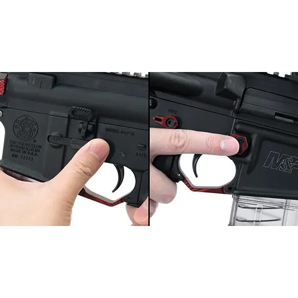 Клавиша Leapers сброса магазина увеличенная. AR15. Цвет - красный - 23701029 Клавиша Leapers сброса магазина увеличенная. AR15. Цвет - красный - 23701029