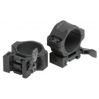 Быстросъемные кольца Leapers UTG Accu-Sync QR. d - 30 мм. Low. Picatinny