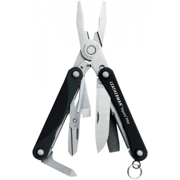 Мультитул Leatherman 831233 Squirt PS4 BLACK - 