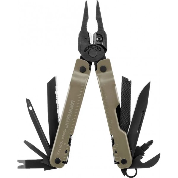 Мультитул Leatherman Super Tool 300М BLACK/COYOTE. Чехол MOLLE - 619123