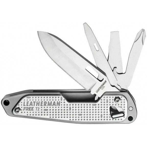 Мультитул Leatherman 832682 Free T2 Silver - 619317