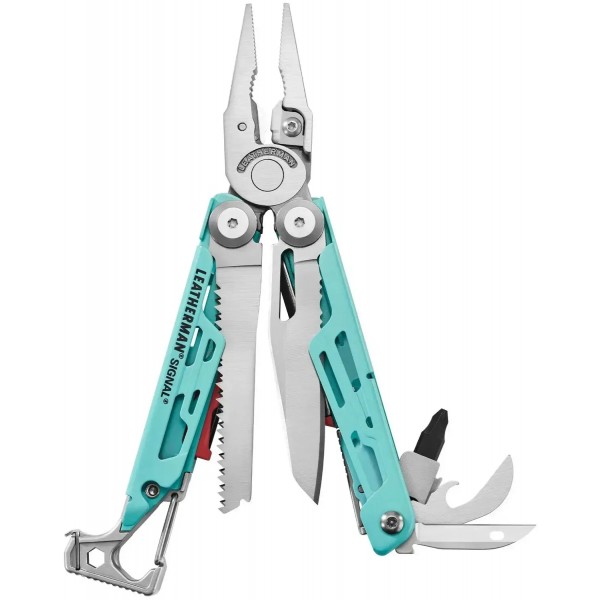 Мультитул Leatherman 833187 Signal Aqua Silve - 619336
