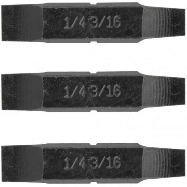 Набір Біт Leatherman 931025 1/4" & 3/16" Flat Screwdriver Bits Black - 619390