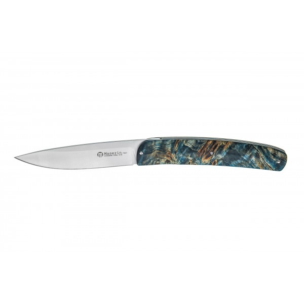 Нож Maserin Gourmet, 1.4116, синий кап тополя - 380/RB Нож Maserin Gourmet, 1.4116, синий кап тополя - 380/RB