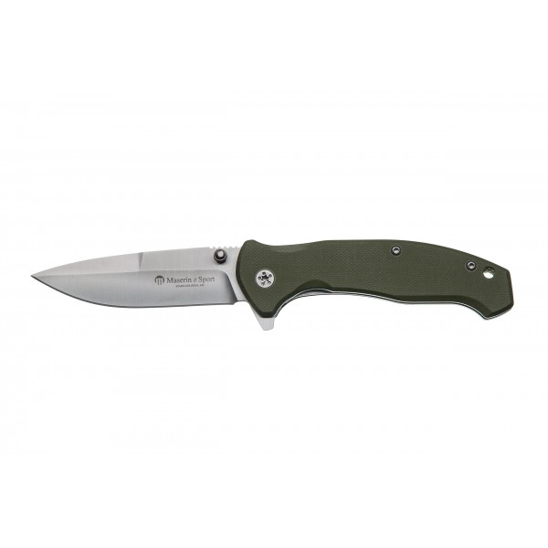 Нож Maserin Explorer, 440C, G10, зеленый - 46003/G10V
