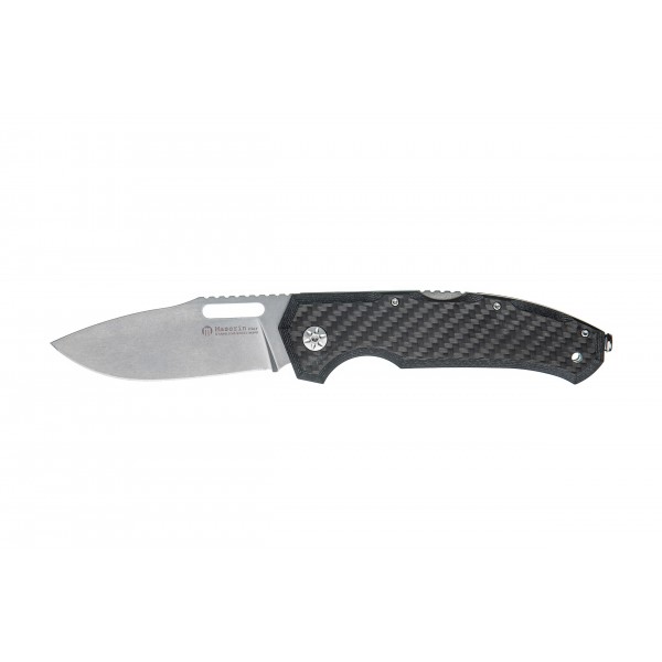 Ніж Maserin Nimrod, M390, carbon fiber, чорний - 480/CN