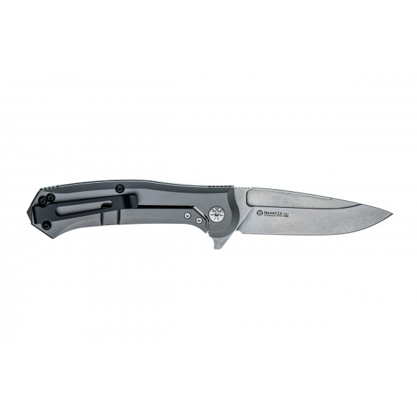 Нож Maserin Police, N690, G10 + титан, черный - 680/G10N