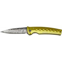 Ніж MCUSTA Fusion Damascus. Жовтий