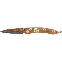 Нож Mcusta Fujin 25th Anniversary Brown