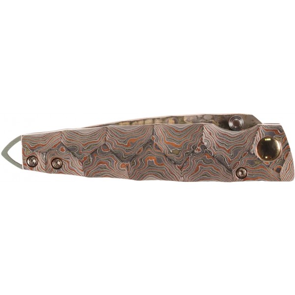 Ніж Mcusta Shinra Tsuchi 25th Anniversary Brown - 23705111